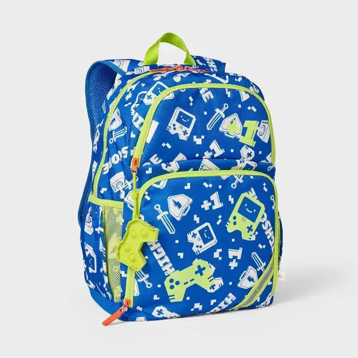 Kids‘ 17‘‘ Classic Backpack – Cat & Jack™ Gamer Video Game Console Pattern