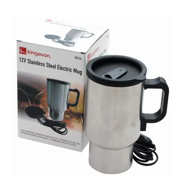 Kingavon Stainless Steel Electric Mug 12v
