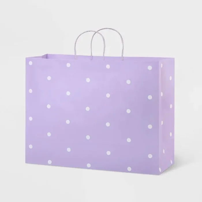Large Dot Gift Bags Purple – Spritz™