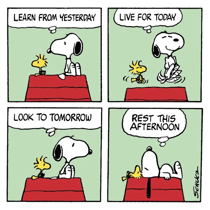 Learning Square Snoopy Card