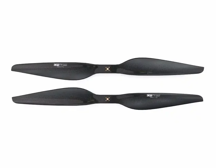 LIGPOWER G32*11 Prop-2PCS/PAIR Big Thrust Black Glossy Carbon Fiber Propeller for Big Drones