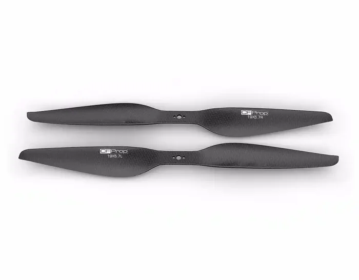 LIGPOWER P19*5.7 Prop-2PCS/PAIR Eco-Friendly Carbon Fiber Propeller Enhancing ur Drone Performance