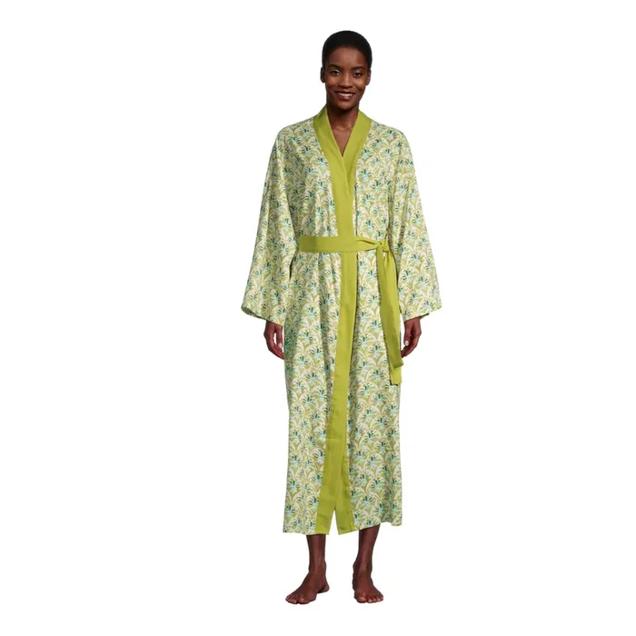 Lovina Geo Chartreuse Art Deco Robe