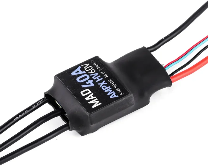 MAD AMPX 40A (5-14S) Drone ESC with Heat Sink High Power Density Drone ESC Motor Speed Controller