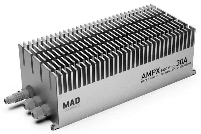 MAD FOC AMPX 30A 80~440V Drone ESC High Power Density Drone ESC Motor Speed Controller