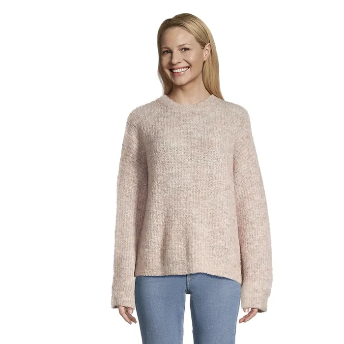 Madi Blush Marled Cropped Sweater