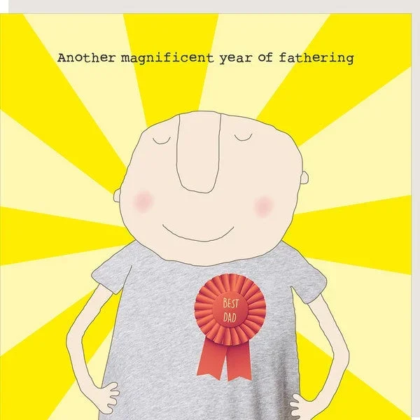 Magnificent Year of Fathering Card