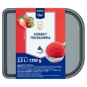 MAKRO CHEF SORBET ERDBEERE 2,5 L