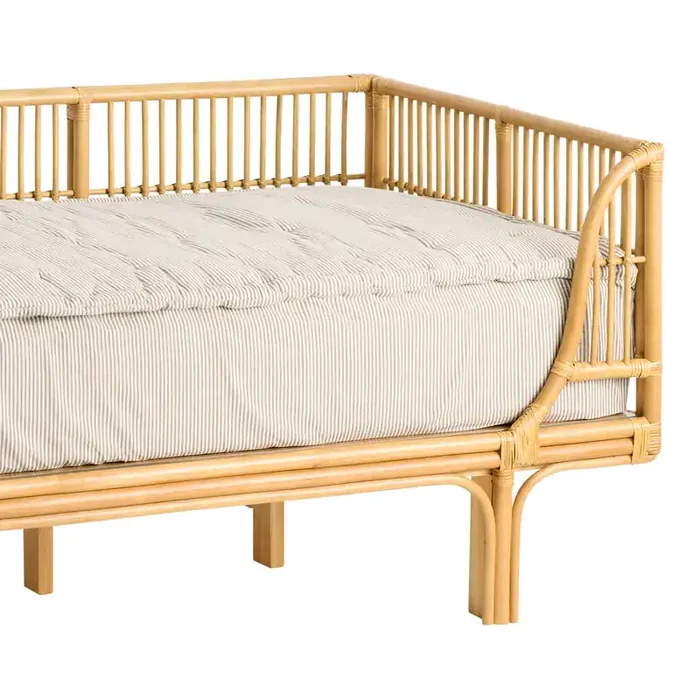 Marseille Two Tone French Stripe Twin Mattress Cover