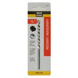 Masonry Drill Bit, 1/4 x 4-In.