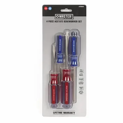 Master Mechanic Acetate Screwdriver Set
