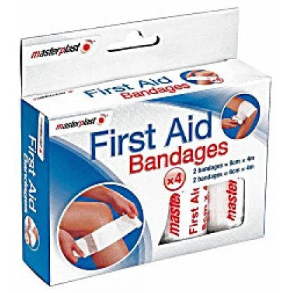 MasterPlast First Aid Bandages 4 Pack