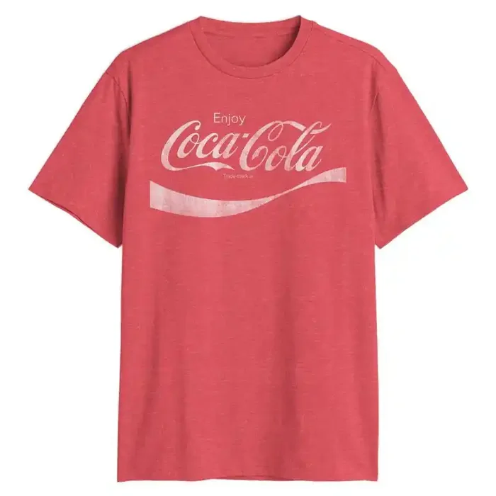 Men‘s Coca-Cola Short Sleeve T-Shirt – Red M