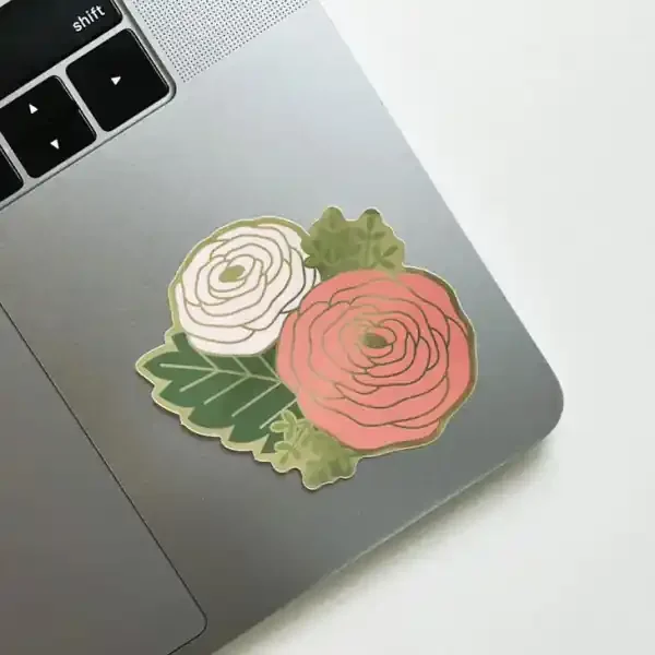 MICHELLE RANUNCULUS STICKER
