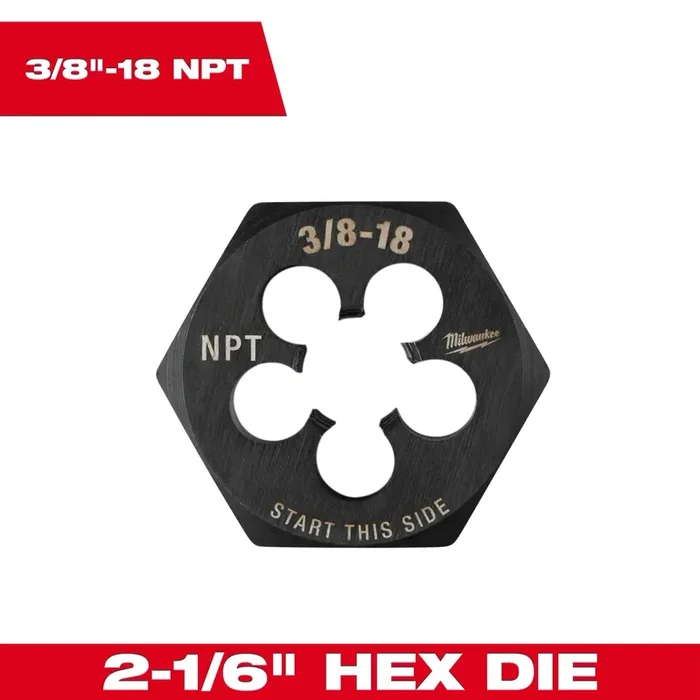 Milwaukee 2-1/6″ Hex Threading Die