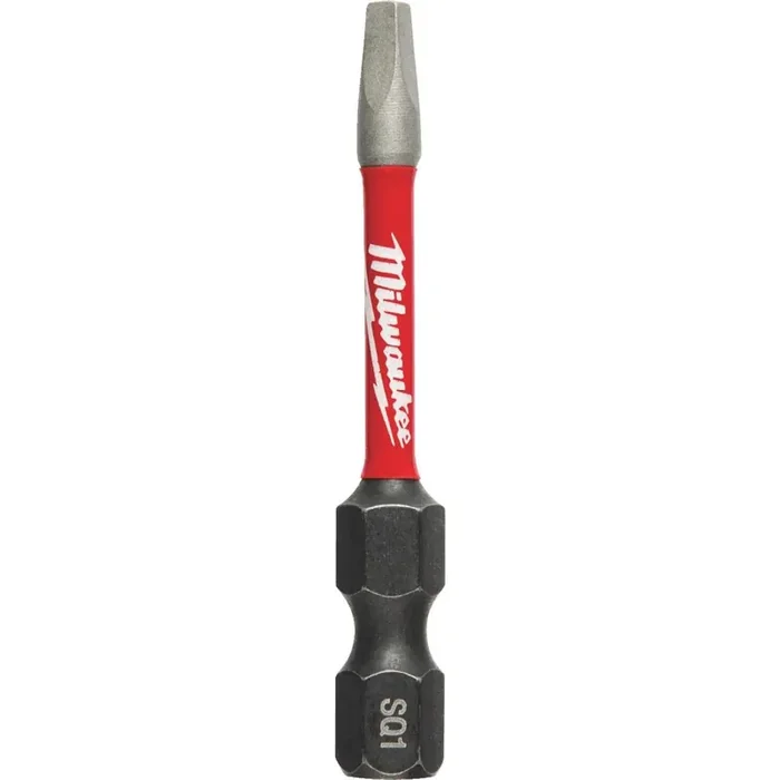 Milwaukee Shockwave 1 Square Recess 2 In. Power Impact Screwdriver Bit