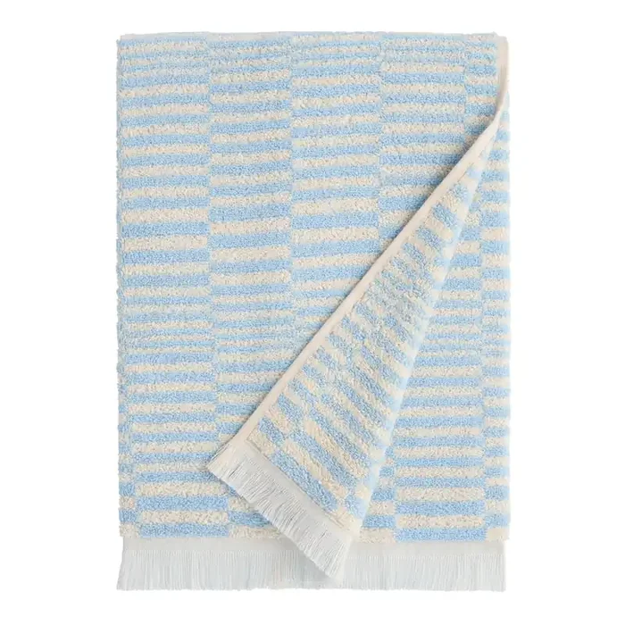 Mindee Abstract Check Bath Towel