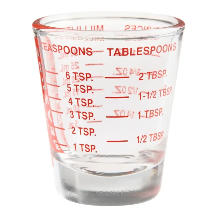 Mini Heavyweight Glass Measuring Cup