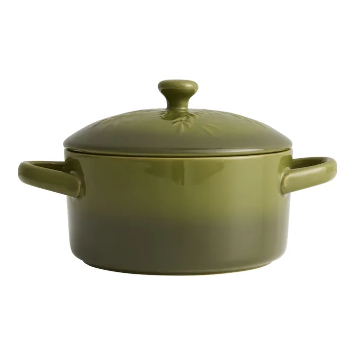 Mini Ombre Ceramic Floral Cocotte