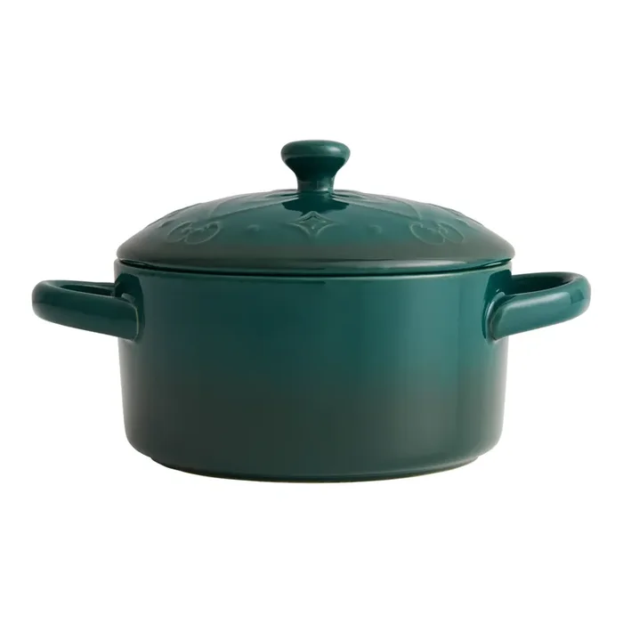 Mini Ombre Ceramic Floral Cocotte