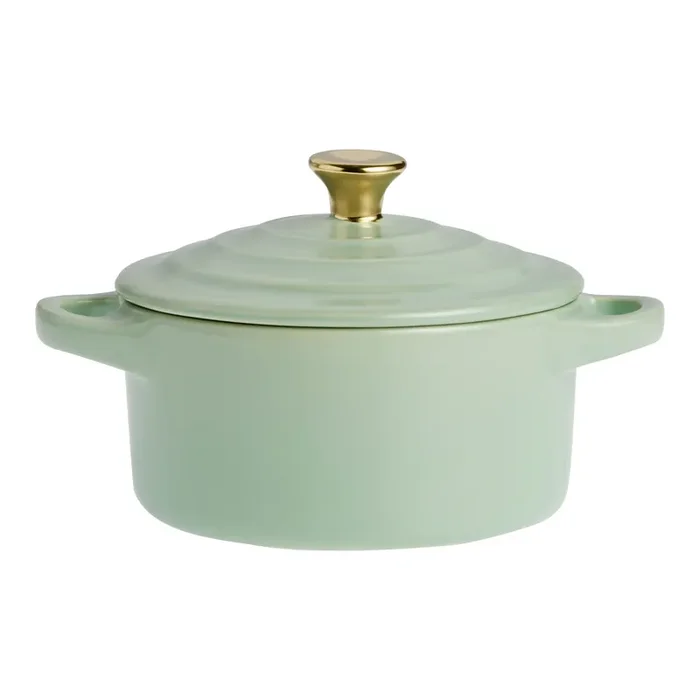 Mini Round Ceramic Cocotte Dutch Oven