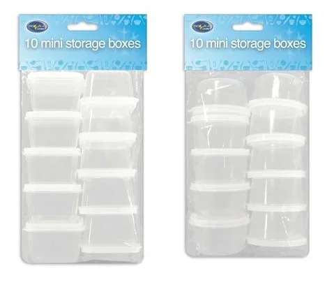 Mini Storage Boxes 10 Pack
