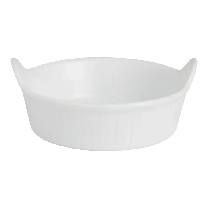 Mini White Porcelain Eared Ramekin Set of 2
