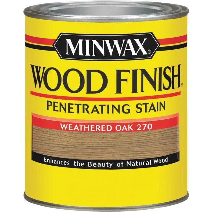 Minwax Wood Finish Penetrating Stain, Weathered Oak, 1 Qt.