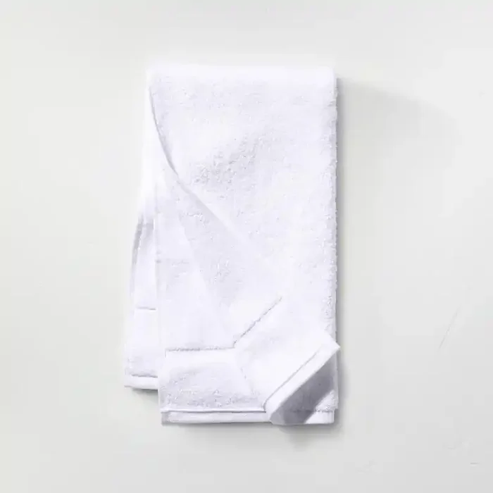 Modal Hand Towel White – Casaluna™ Cotton Blend, Low Lint, Fade-Resistant, 550-800 GSM, OEKO-TEX Certified