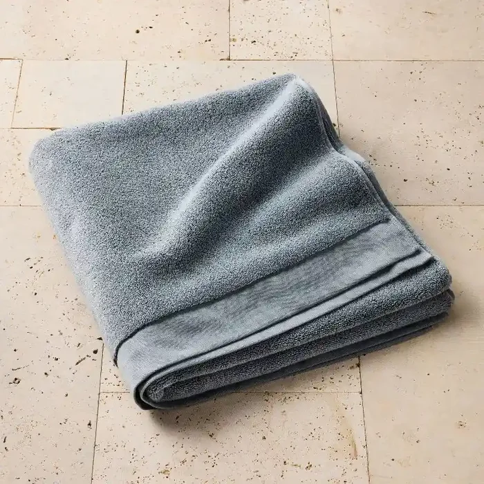 Modal Oversize Bath Towel Mineral Blue – Casaluna™