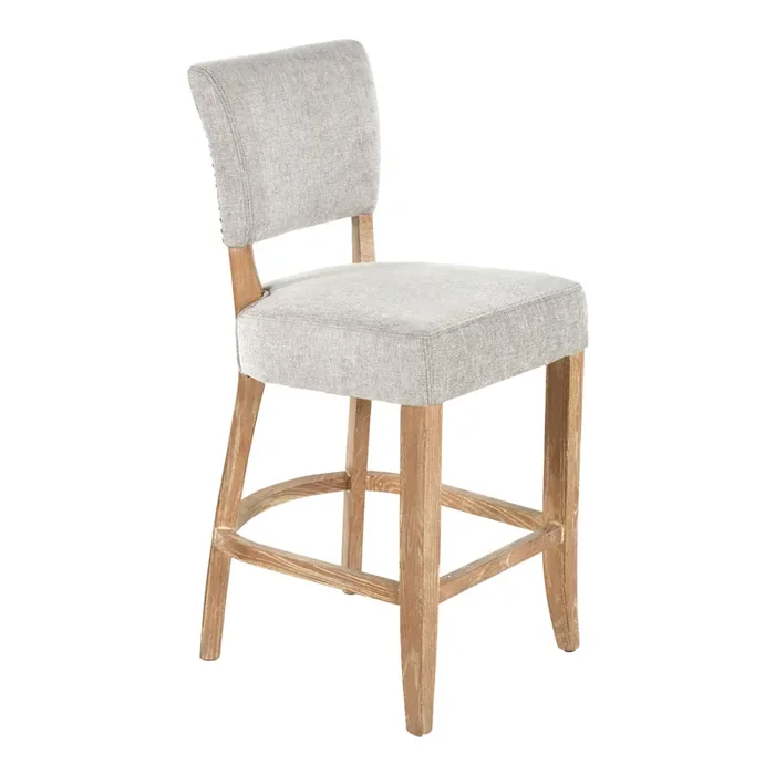 Monroe Oatmeal Upholstered Counter Stool