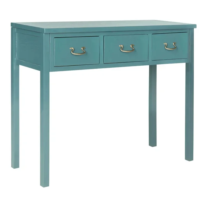 Nadia Blue Wood Console Table