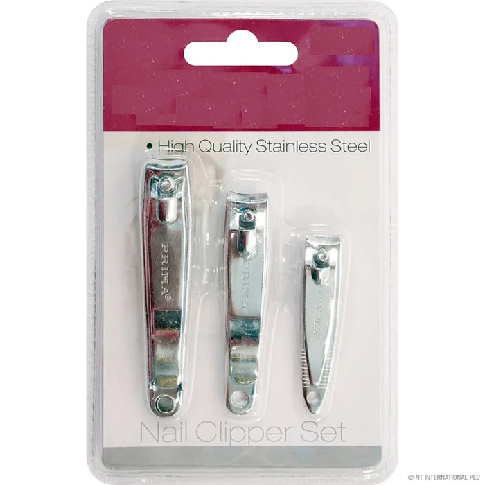 Nail Clipper Set in Blister 3pc
