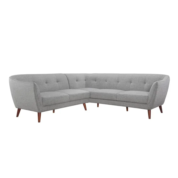 Nelson Mid Century 2 Piece Sectional Sofa