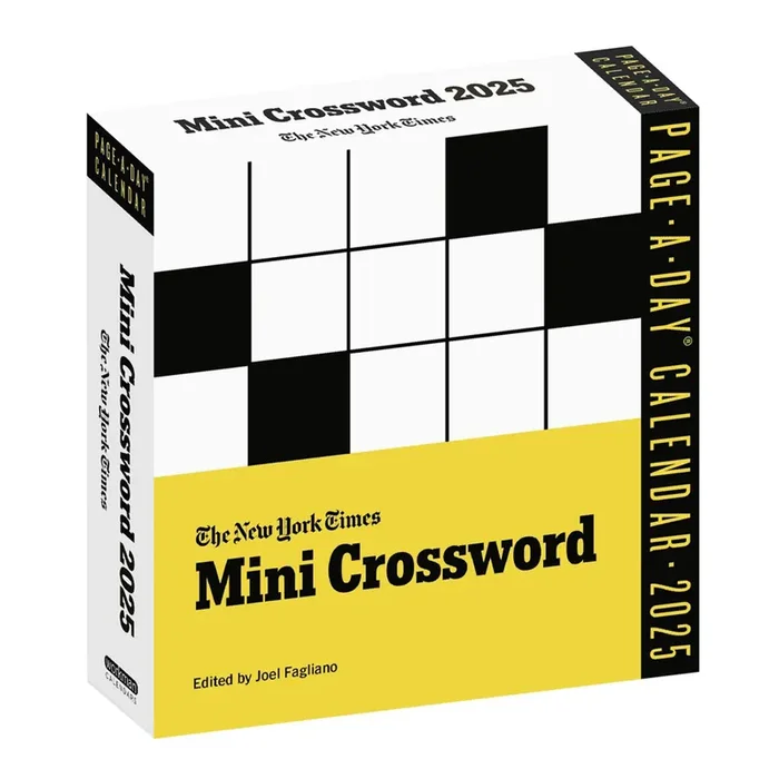 New York Times Mini Crossword 2025 Desktop Calendar