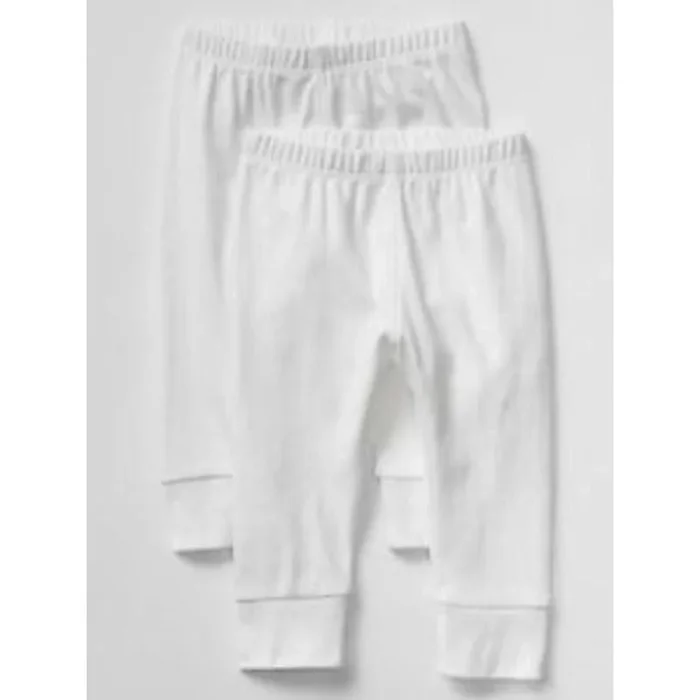 Newborn White Leggings