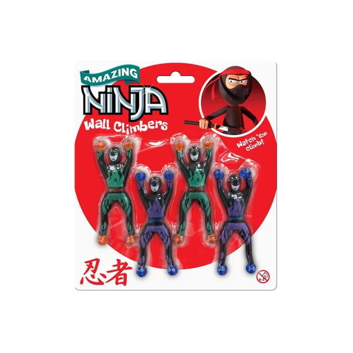 Ninja Wall Climbers Set of 4