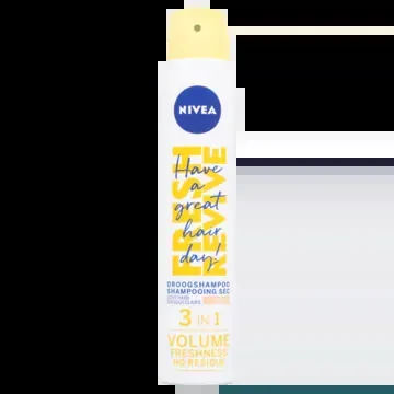 Nivea Light hair 3 in 1 dry shampoo (only available within the EU)