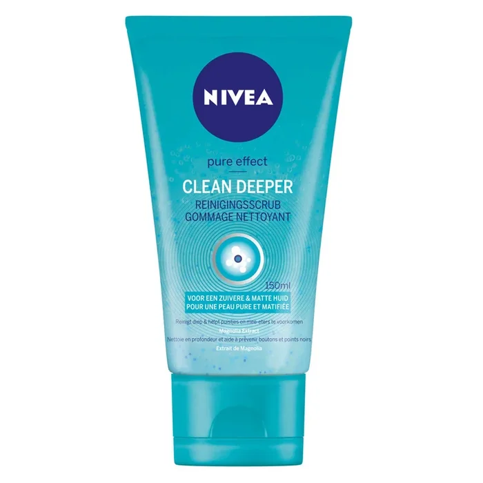 Nivea Pure effect clean deep cleansing scrub