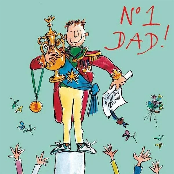 No 1 Dad Father’s Day Card