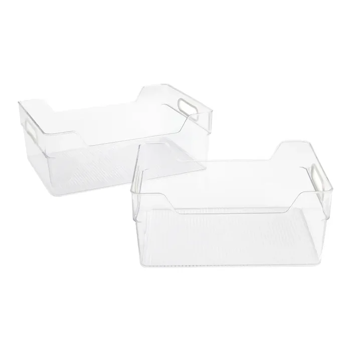 Oggi Clear Acrylic High Storage Bin