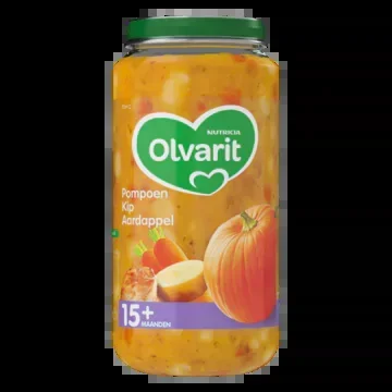 Olvarit Pumpkin, chicken and potatoes (from 15 months)