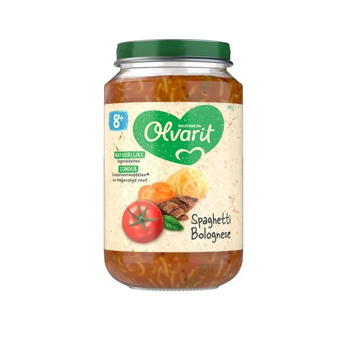 Olvarit Spaghetti bolognese (from 8 months)