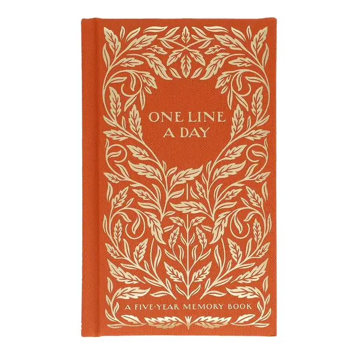 One Line a Day Gilded 5 Year Memory Journal