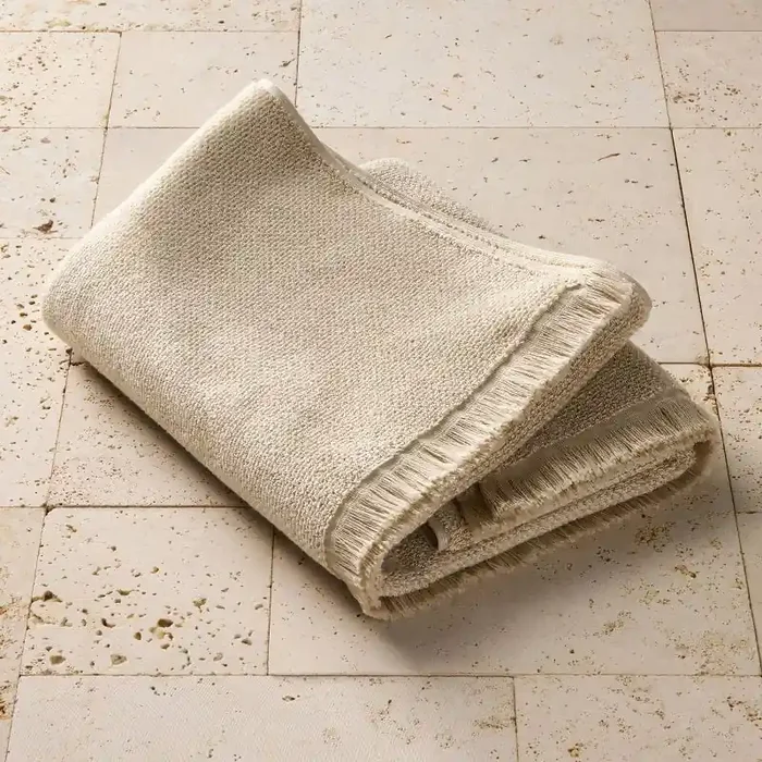 Organic Texture Bath Towel Natural – Casaluna™