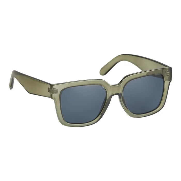 Oversized Olive Green Recycled Sunglasses