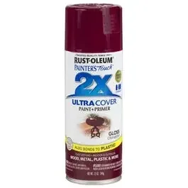 Painter‘s Touch 2X Spray Paint, Gloss Cranberry, 12-oz.