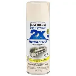 Painter‘s Touch 2X Spray Paint, Gloss Ivory, 12-oz.