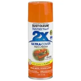Painter‘s Touch 2X Spray Paint, Gloss Real Orange, 12-oz.