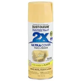 Painter‘s Touch 2X Spray Paint, Gloss Warm Yellow, 12-oz.